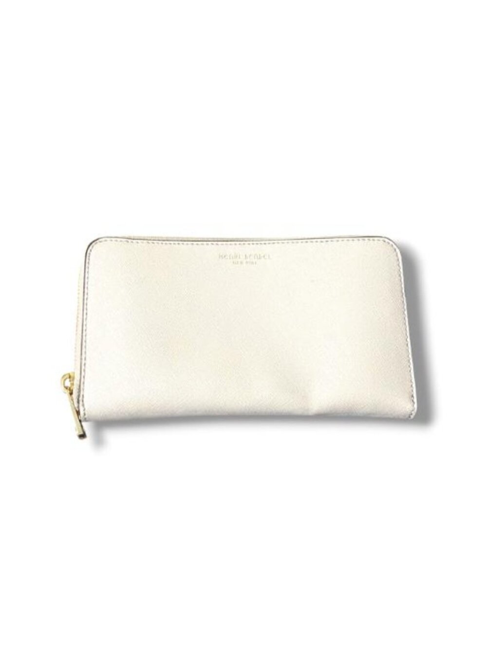 Henri Bendel - LEATHER Multi Pocket CREAM Leather Wallet